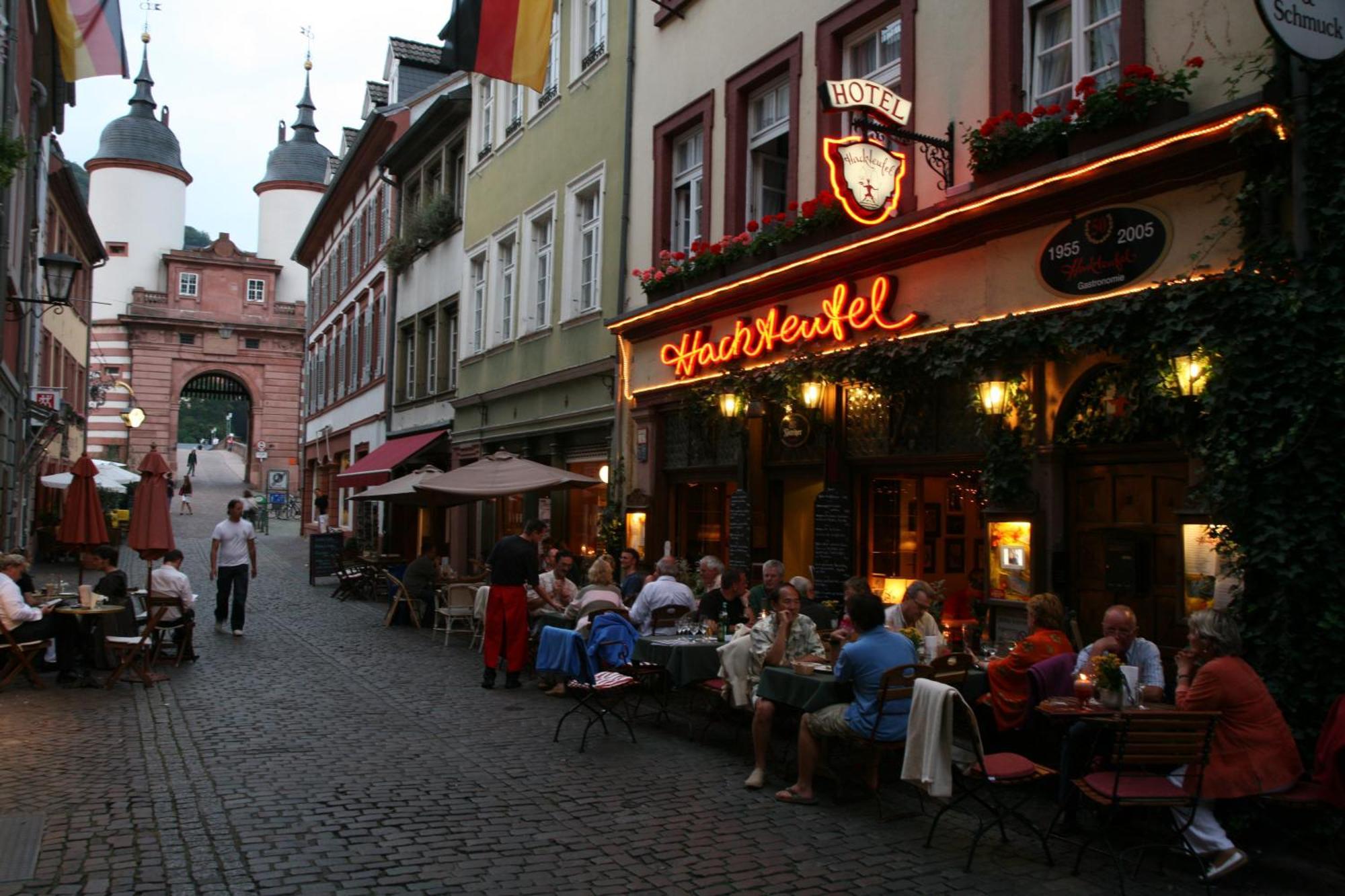 Hotel-Restaurant Hackteufel Heidelberg Extérieur photo