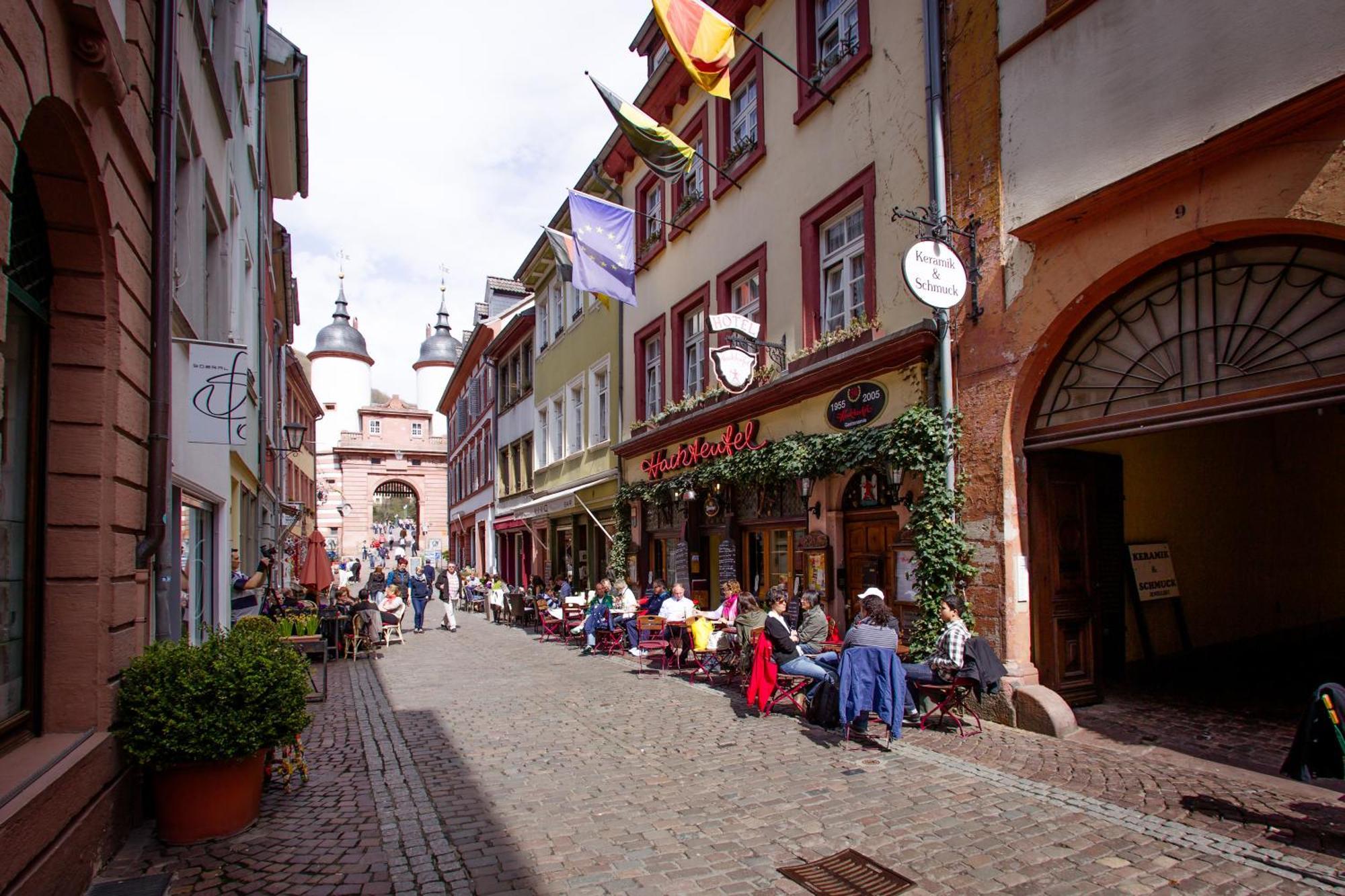 Hotel-Restaurant Hackteufel Heidelberg Extérieur photo